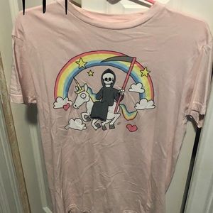 Short sleeve pink tee size medium